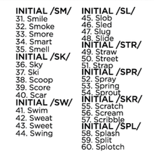 Cycles Intervention: S Clusters Phonology Targets