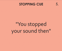 Minimal Pairs: Stopping